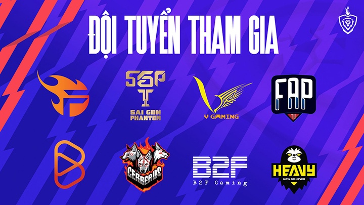 Danh sách các đội tuyển tham dự ĐTDV Mùa Đông 2021 