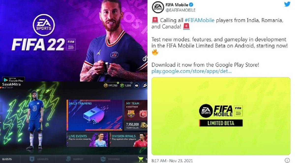 EA mở thử nghiệm FIFA Mobile 22 tại các thị trường Ấn Độ, Canada và Romania